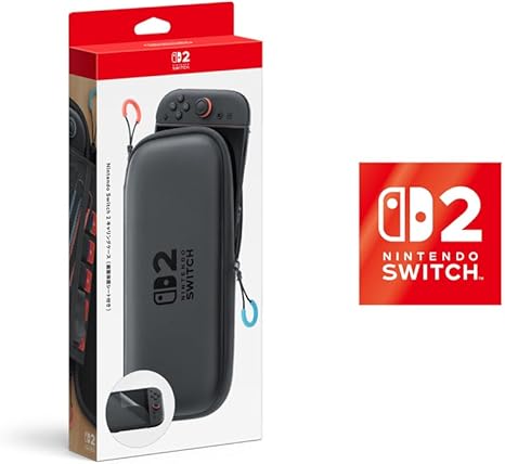 【任天堂純正品】Nintendo Switch 2 キャリングケース（画面保護シート付き） 【Amazon.co.jp限定特典】Nintendo Switch 2 ロゴデザインステッカー 同梱