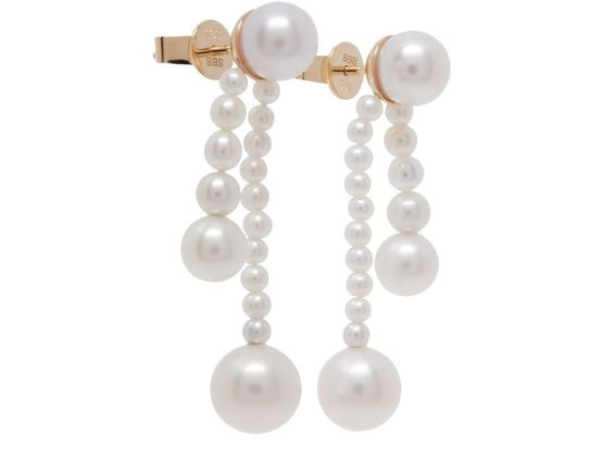 SOPHIE BILLE BRAHE Ruban de Perles イヤリング - Image 1