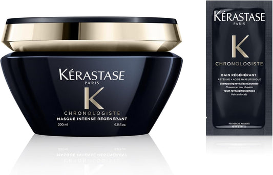 Kerastase Hair Mask, Chronologist, R, 6.8 fl oz (200 ml), Free Sample Included, For Complex Hair Troubles