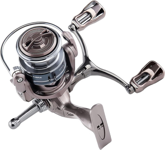 Spinning Reel #2500 #3000 Super Light Smooth 5.2:1 Gear Ratio Fishing Reel Max Drag for Freshwater and Saltwater