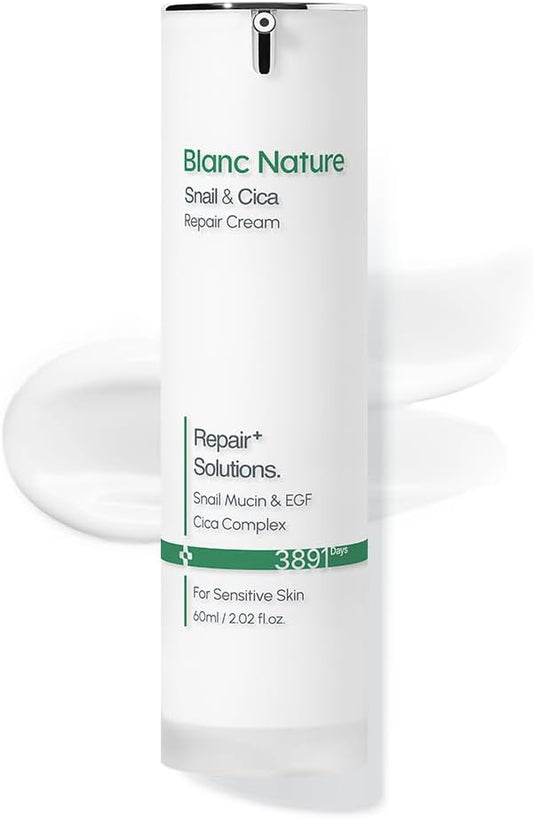 BLANC Official Deer Cream Containing Snail Extract, 2.1 fl oz (60 ml) / Korean Cosmetics Korean Skin Care Korean Cream