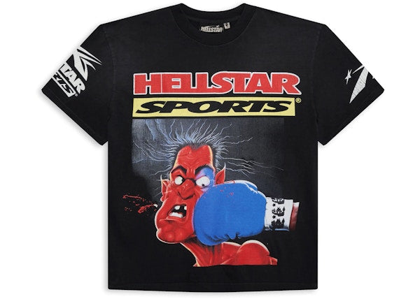 HELLSTAR 'KNOCK-OUT' BLACK TEE