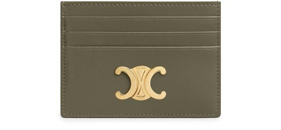 CELINE トリオンフ カードホルダー / シャイニーカーフスキン - Image 1
