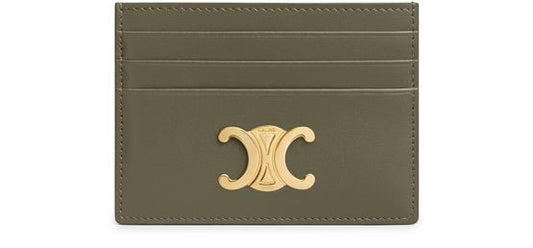 CELINE トリオンフ カードホルダー / シャイニーカーフスキン - Image 1