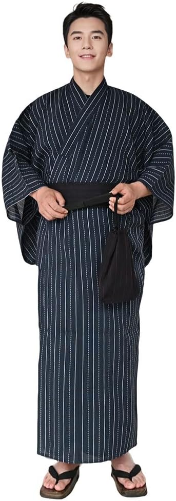 Yukata Set, Men's Yukata 9 Patterns, Yukata, Shijira-weave, Size L, XL, Stylish, Easy to Wear, Comfortable to Touch, Summer Clothing, Festivals, Fireworks Shows, Obon Festivals, Father's