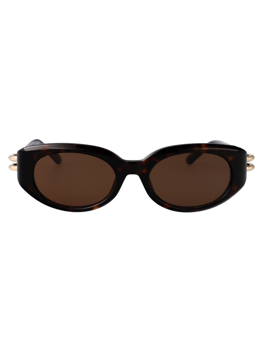 Alexander McQueen アレクサンダーマックイーンオーバルサングラスAM0469 S 002 - Image 1