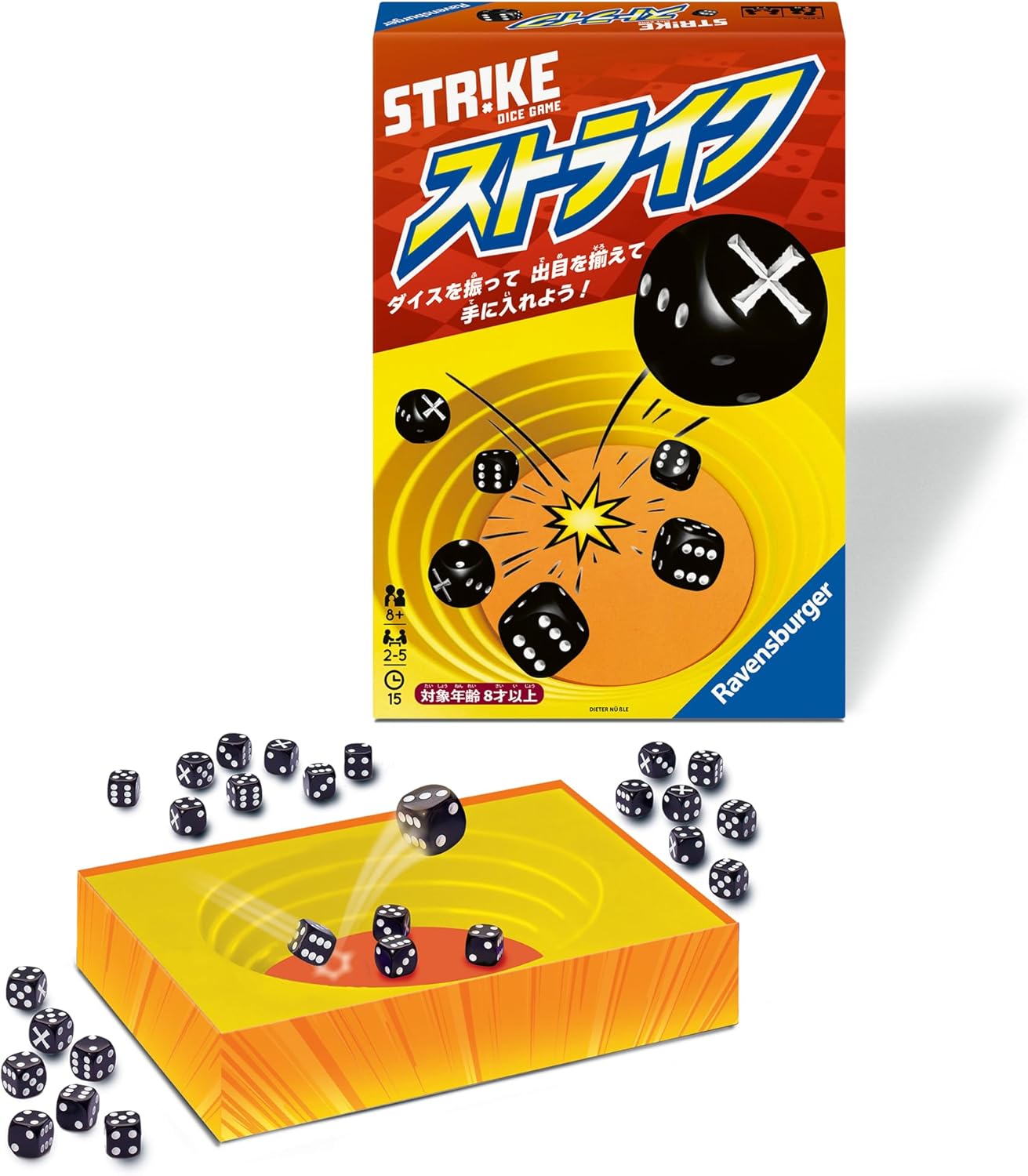 Ravensburger Board Game Strike 24876 6 【Dice Game, Table Game, Party Game, Luck Game, Gift (Birthday/Christmas)】