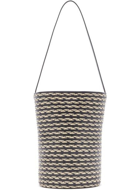 THE ROW N/S Beau small raffia bucket bag - Image 1