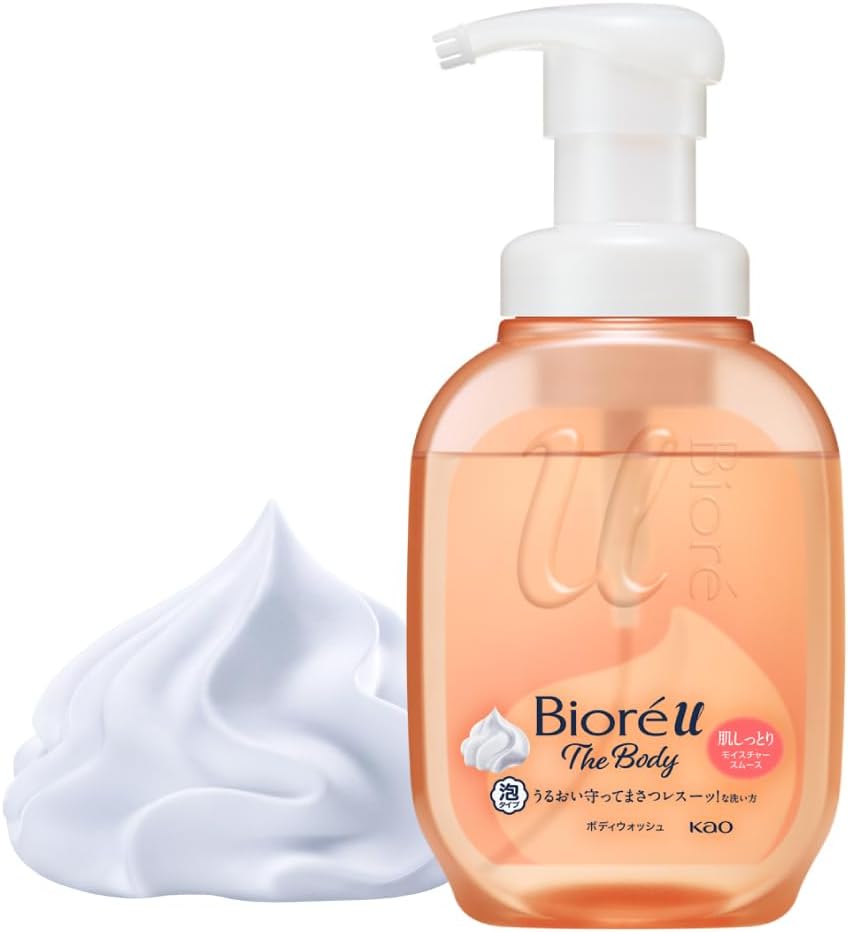 Biore The Body Foam Type Moisture Smooth Pump, 18.2 fl oz (540 ml)