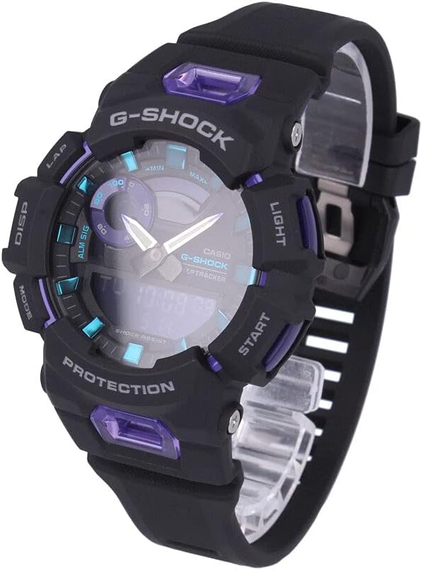Casio G-Shock GBA-900-1A6 G-Shock Bluetooth Sports Watch, Watch, Men's, Waterproof, Ana-Digi, Black, Purple, Parallel Imported, sports