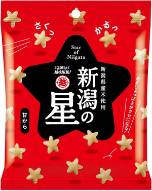 Echigo Confectionery Niigata no Hoshi Sweet and Spicy 1.4 oz (40 g) x 10 Bags