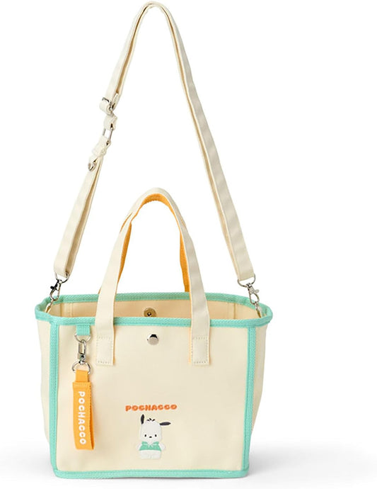 Sanrio 2-Way Mini Tote Bag, Cotton, Polyester, Steel, Shoulder Bag