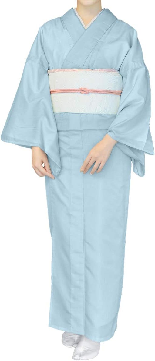 Kyoetsu Women's Kimono, Washable, Single Clothing, Solid Color