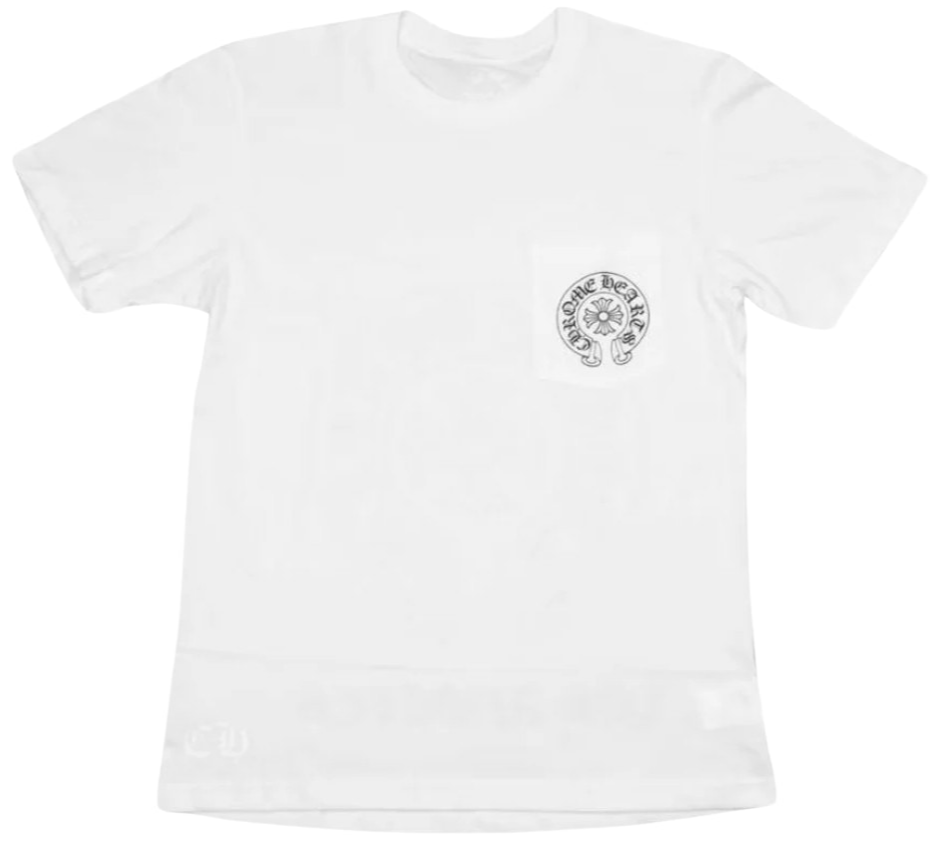 CHROME HEARTS 'TAIPEI' WHITE POCKET TEE