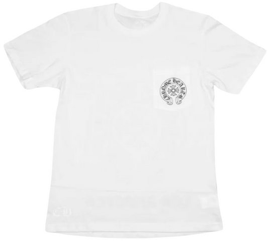CHROME HEARTS 'TAIPEI' WHITE POCKET TEE