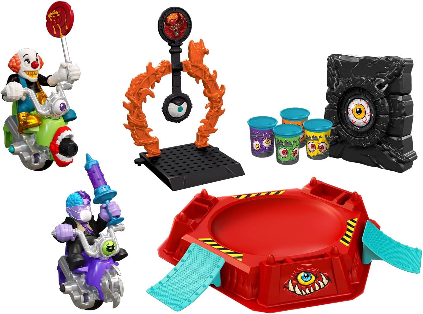 Bandai Monsmoto DX Battle Arena Set 02, Night Joker & Mad Doctor K Set, Ages 8 and Up