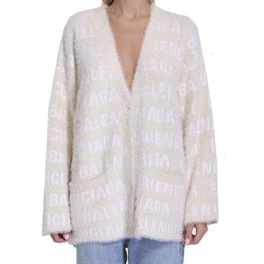 Balenciaga バレンシアガウールブレンドジャックヤードカーディガン - Image 1