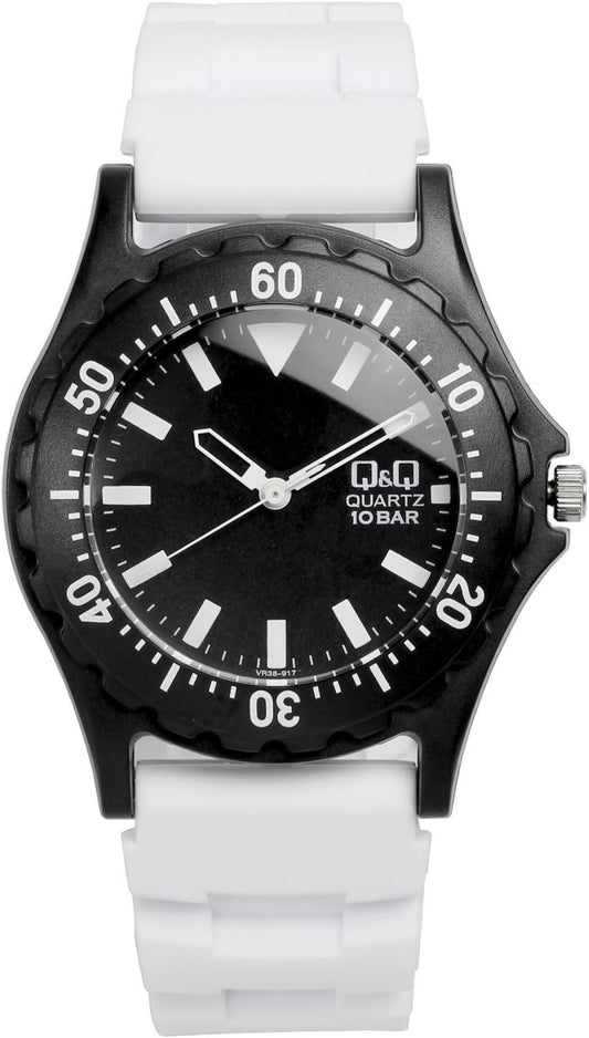 Citizen Q&Q Colorful Watch, Rubber, Water Resistant to 10 ATM, Diver's Design, Men's, Women's, Kids
