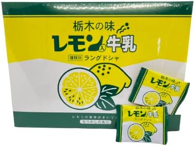 Tochigi Flavor Lemon Milk Langdosha, Large (Pack of 18), Souvenir
