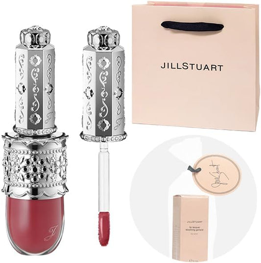 Jill Stuart Lip Lacquer, Blooming Garland (#06 muse of scarlet), 0.2 fl oz (6.1 ml), Lip Gloss, Lip Color, Cosmetics, Mother's Day, Birthday, Christmas, White Day, Return Gift, Shopping Included