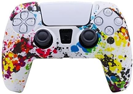 [C3] PS5 PlayStation 5 Playstation 5 Controller Cover, Anti-slip, Stain Resistant, Shockproof, Easy Installation, Soft Case, Soft Cover, Silicone Material, Skin Accessory, Popular, Convenient Goods