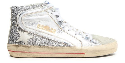 GOLDEN GOOSE Slide glitter sneakers - Image 1
