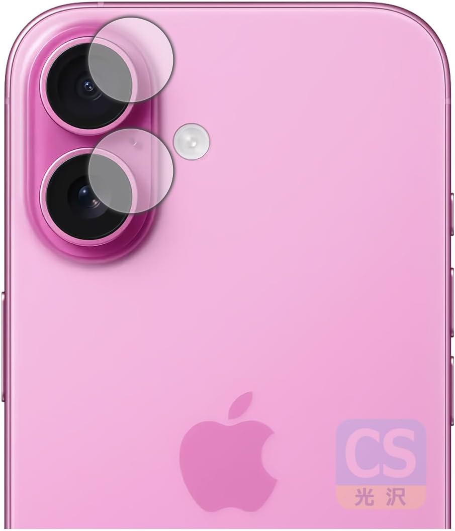 PDA Kobo Crystal Shield Protective Film for iPhone 16 [Camera Lens] Glossy Made in Japan
