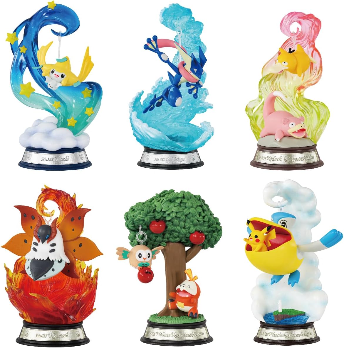 Rement Pokemon SWING VIGNETTE Collection 3, 1 Box, Approx. H 5.1 x W 2.8 x D 2.8 inches (130 x 70 x 70 mm), PVC, ABS