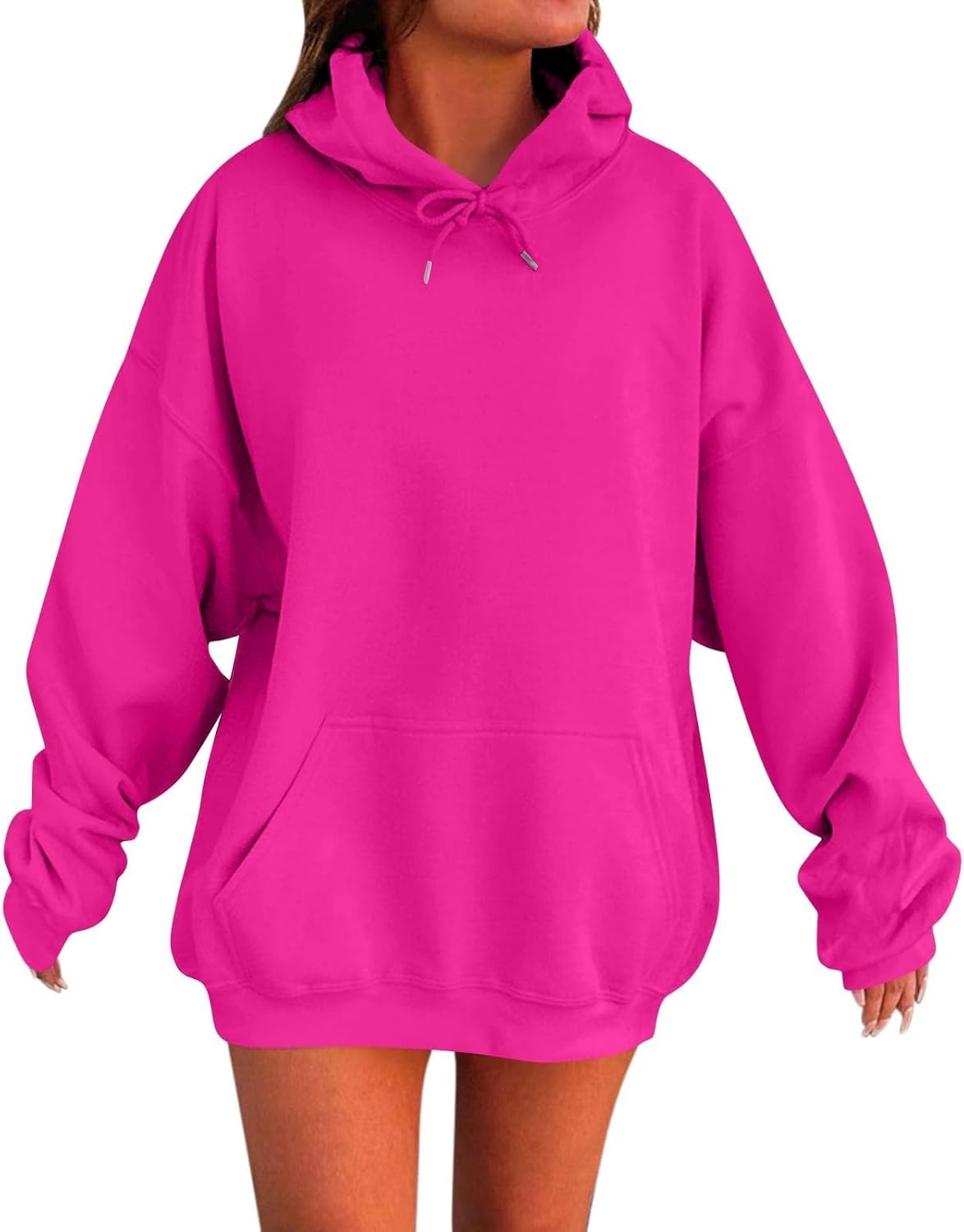 Sudaderas con capucha de gran tamaño para mujer, chaquetas de invierno 2026, ropa Y2K, lindas sudaderas con cuello redondo, sudaderas de moda