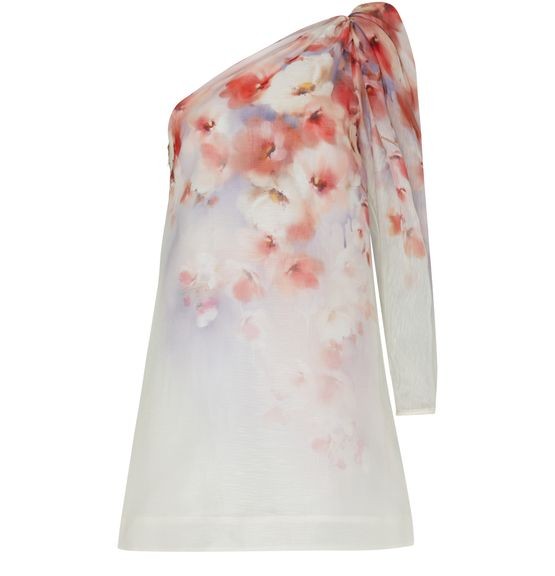 ZIMMERMANN Crush アシンメトリー ミディ丈ドレス - Image 1