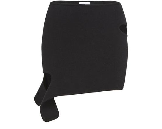 COURREGES ループ ミラノニット ミニスカート - Image 1