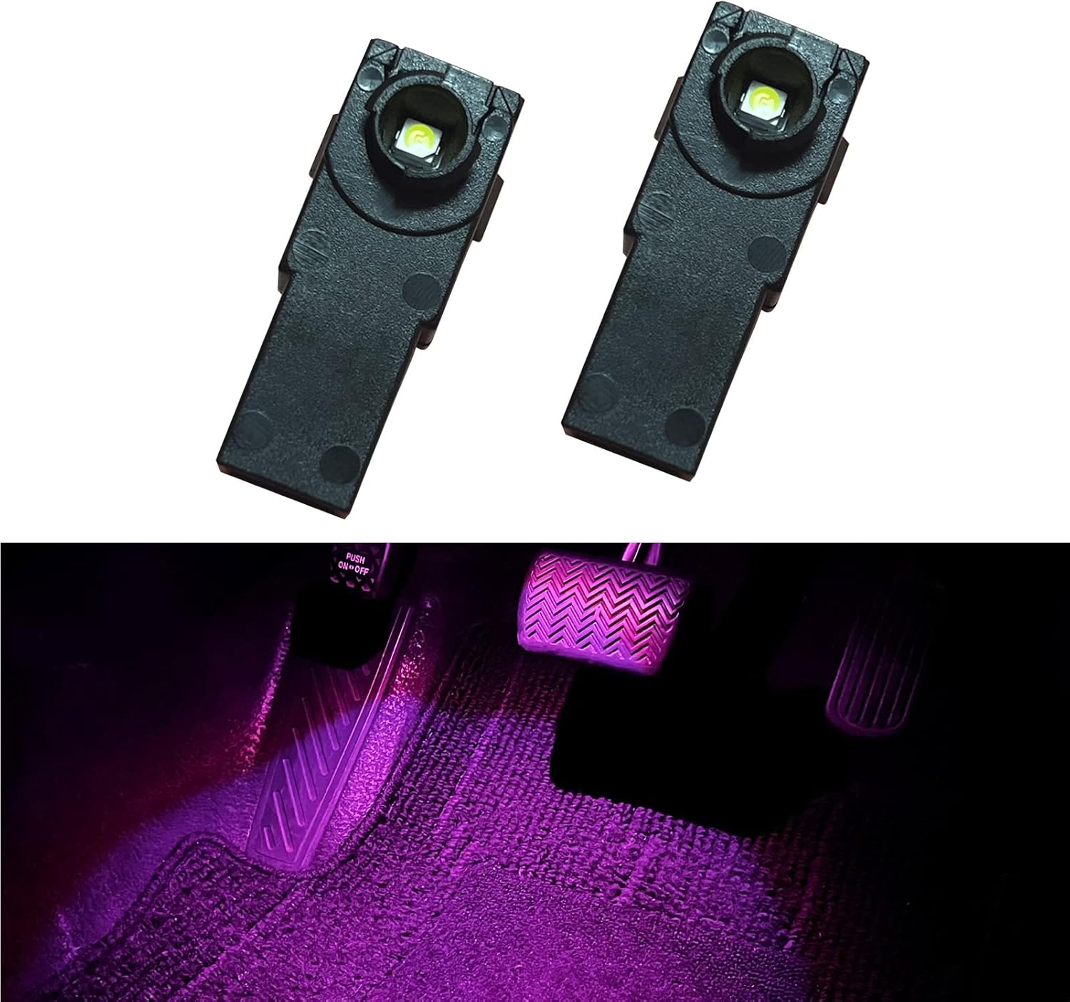 WeCar Toyota Camry AXVH70 LED Foot Lamp Inner Lamp Glove Box Console Car Light Foot Light Genuine Replacement SMD-LED 3 Chip Illumination Interior General Purpose LED Light Custom Parts Footlamp Inner
