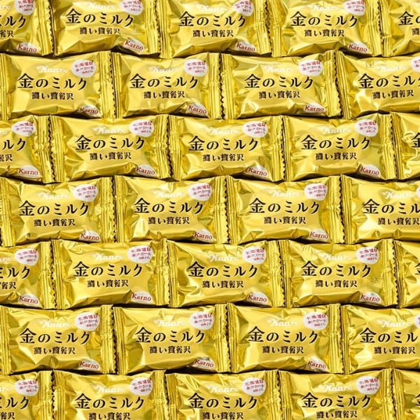 (Large Capacity of 100 Pieces) Gold Milk Candy, Commercial Use, 100 Pieces, Large Capacity, Individual Packaging, Bulk Purchase, Value Pack, Share Pack, Box Buy, Assorted, Candy, Treats