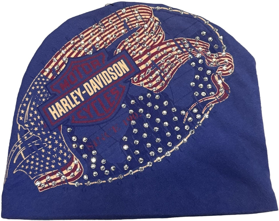 BOSSI 'GLOBE' VINTAGE RHINESTONE BEANIE