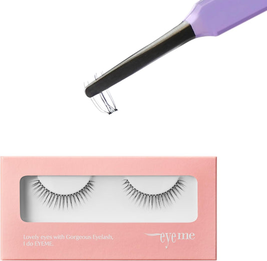 Picasso Eyeme No. W36 W-type Cutting Eyelash (Set of 2) | W-shaped Cut Bunch False Eyelashes | Fluffy and Voluminous, DIY 3D Idler Lash, For Partial Use, Custom, Various Lengths, For Partial Use, DIY Korean Cosmetics, Genuine Product