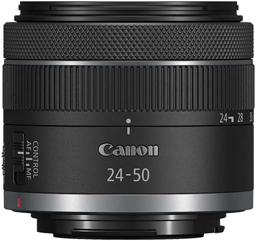 Canon RF24-50mm F4.5-6.3 for Canon Full Frame Mirrorless RF Mount Camera Wide Angle to Standard Zoom Lens Compact Lightweight Optical Image Stabilization for Video Blogging and Still Photography STM