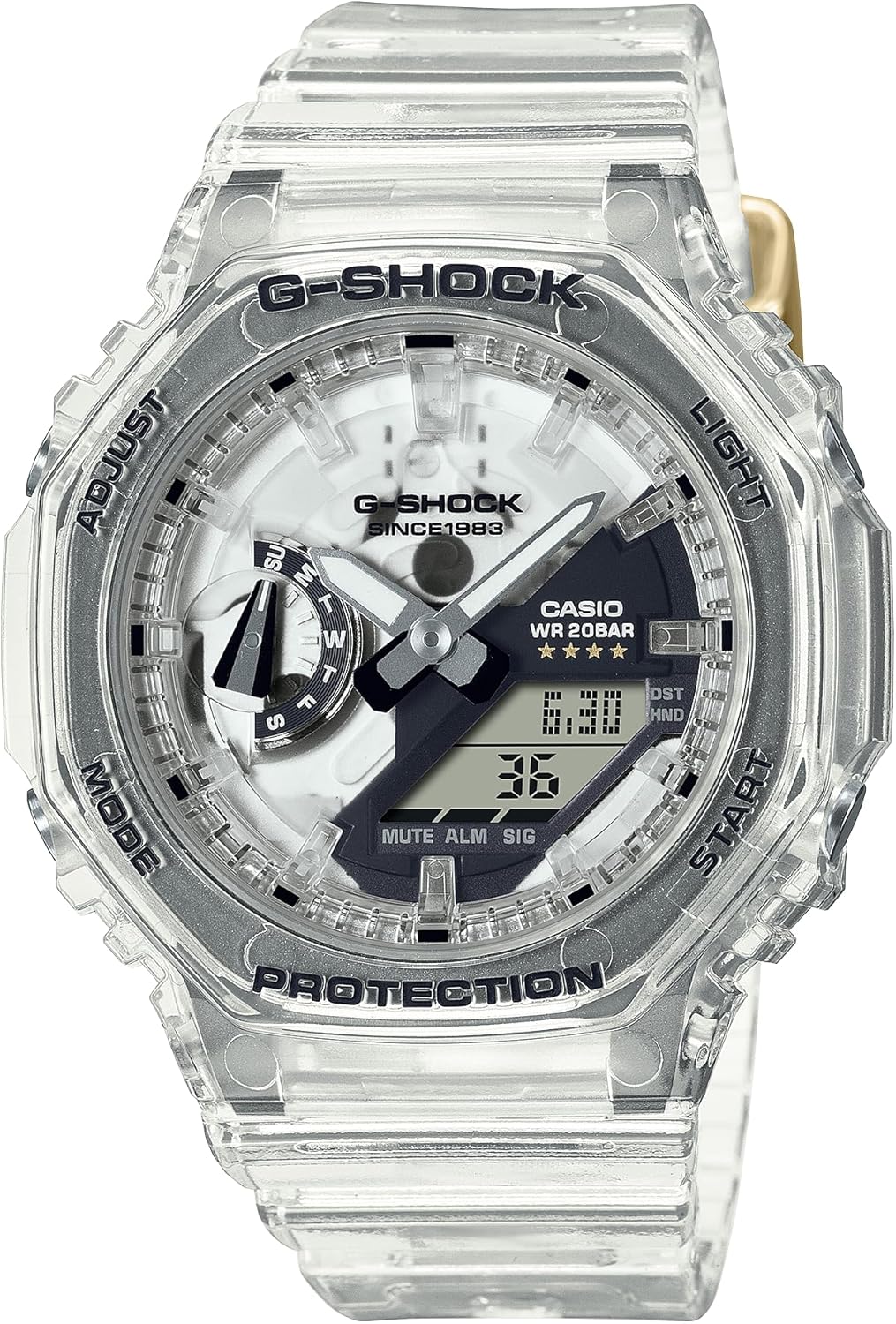 Casio GMA-S2140RX-7A S-Series Mid-Size 40th Anniversary Clear Remix Limited Boys Size Overseas Model