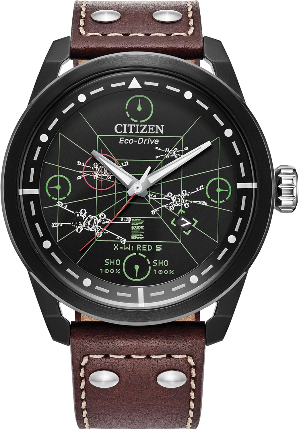 Citizen Ships AW1738-05W Men's Watch, Brown