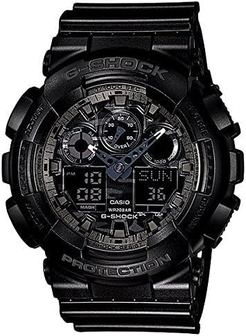 Camouflage Self-Defense Force Police Officer G-Shock Camouflage Dial Series 20 ATM Waterproof Ana-Digi Plastic Belt Watch for Men (GA-100CF-1A, GA-100CF-1A9, GA-100CF-8A, GA-100CF-8AER) (GA-100CF-1A9
