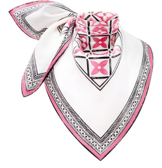 LOUIS VUITTON カレ90･モノグラム フラワータイル - Image 1