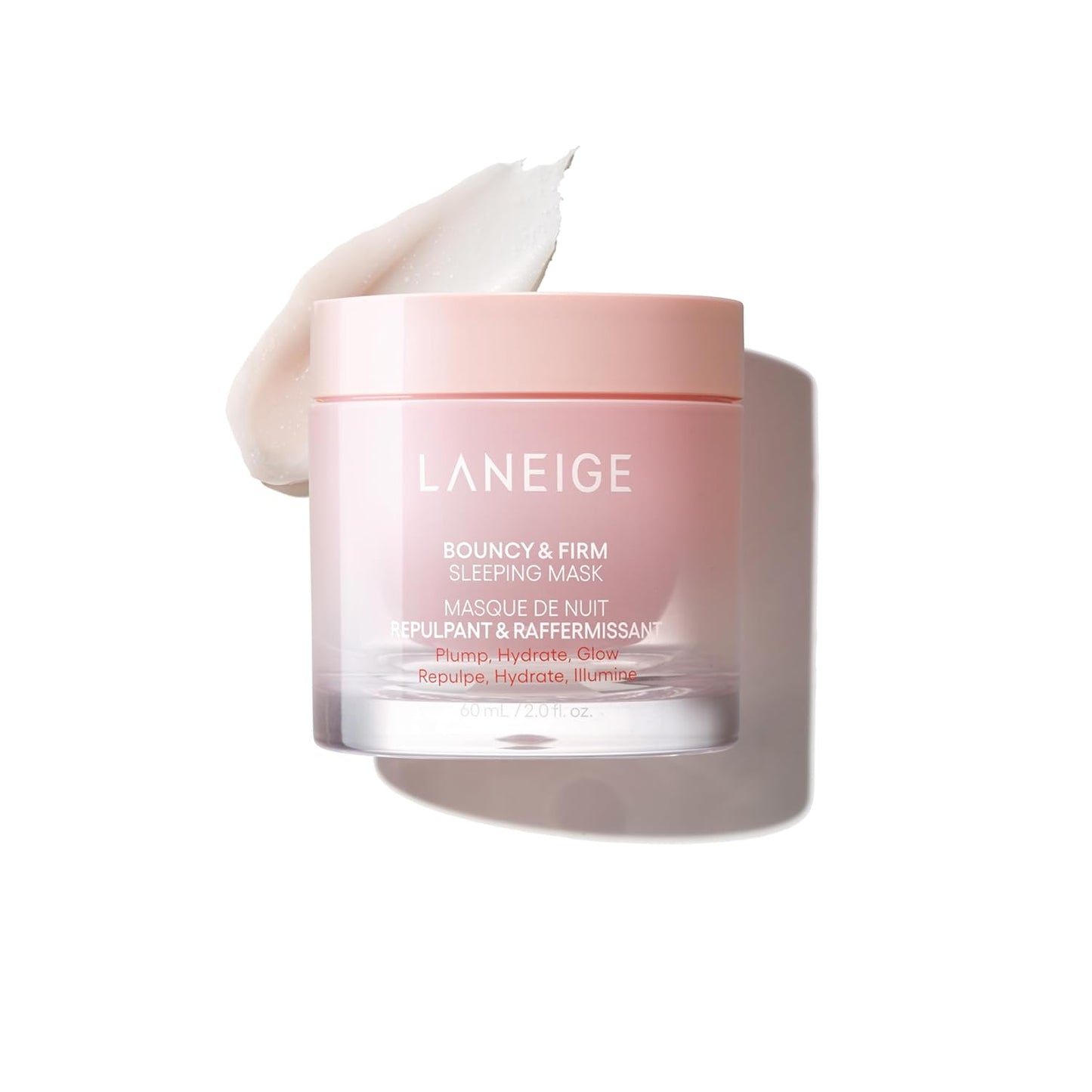 LANEIGE Bouncy & Firm Sleeping Mask: Korean Overnight Face Mask to Plump, Firm, & Boost Elasticity, with Peony & Collagen Complex for Visibly Plumper, Hydrated Skin | Korean Skin Care