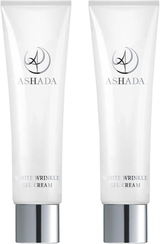 (Quasi-drug) ASHADA-Ashada White Cream 1.1 oz (30 g) Niacinamide Dipotassium Glycyrrhizinate Blending, Stain Prevention, Wrinkle Improvement, Medicated Wrinkle Improvement Cream, (2 Piece), Respect