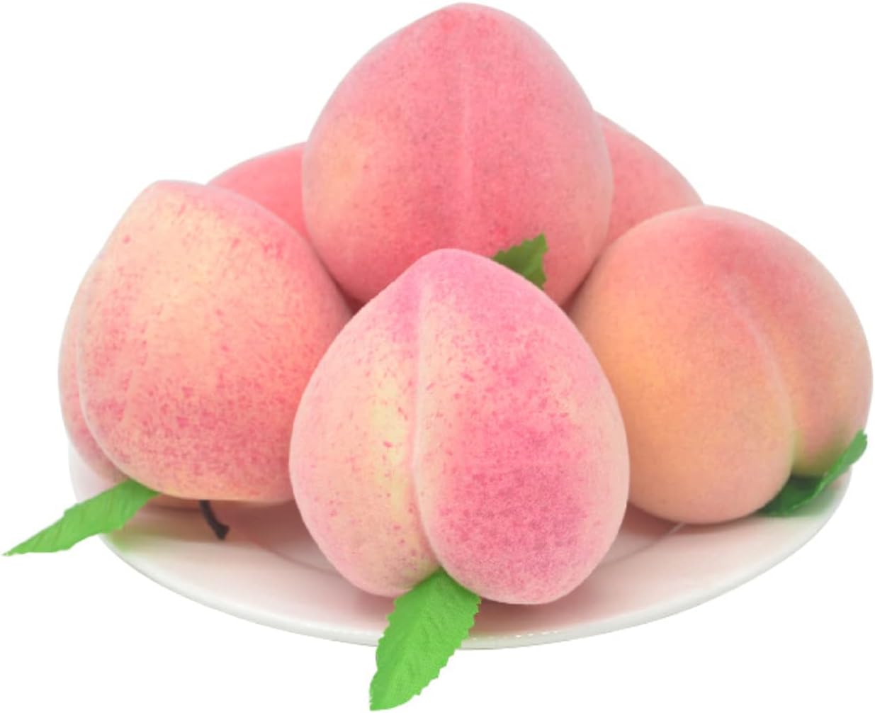 HIRAISM Food Sample, Peach, Fruit, Fake Lifelike Display Model, 3.1 inches (8 cm), Set of 8