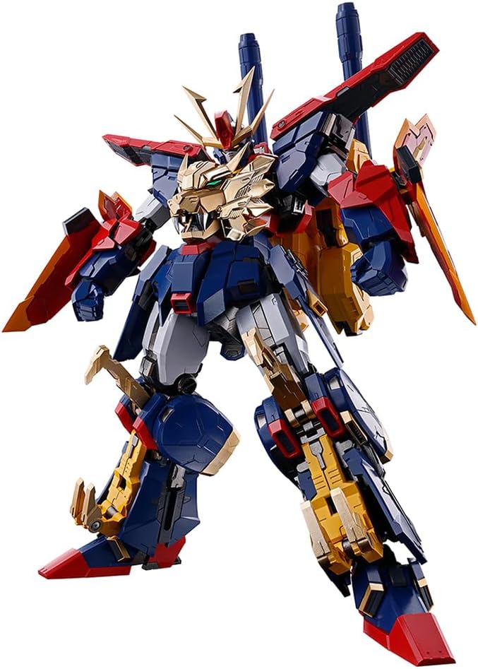 Tamashi Nations Soul of Chogokin GX-113 Gundam Build Fighters Tri Strongest Mobile Gundam Trion 3, Approx. 8.3 inches (210 mm), Diecast & PVC & ABS Pre-painted Action Figure