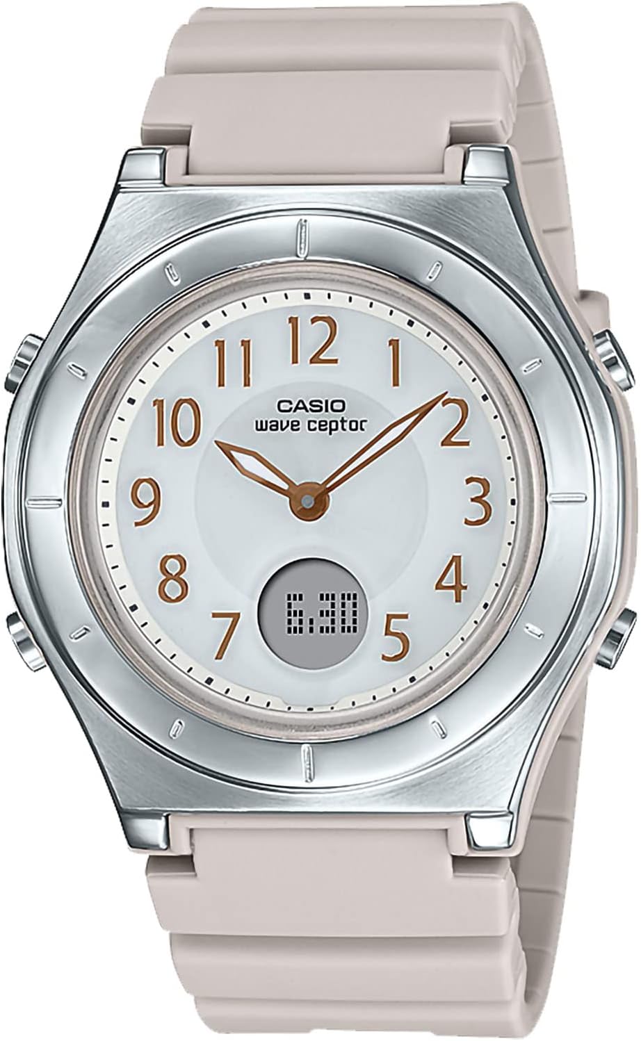 Casio LWA-M145 Series Watch Wave Sceptor, beige, (greige), 1 piece, Resin Band