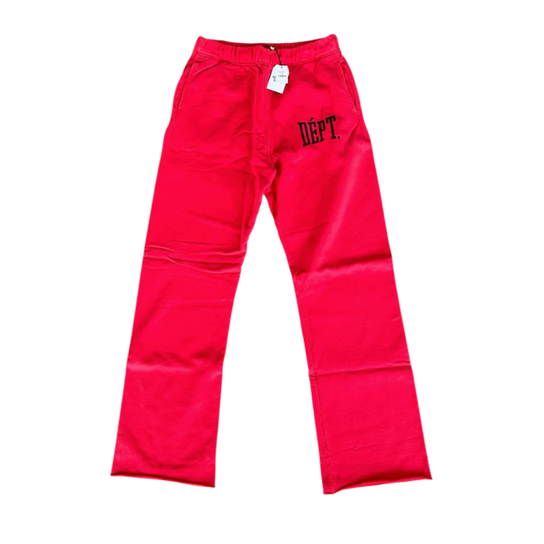 GALLERY DEPT 'RED' FRENCH LOGO SWEATPANTS