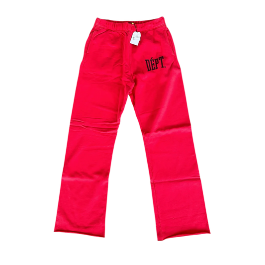 GALLERY DEPT 'RED' FRENCH LOGO SWEATPANTS