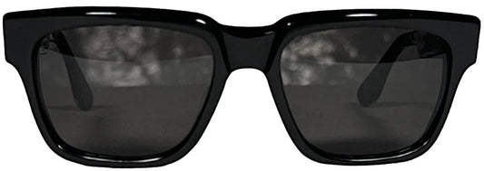 CHROME HEARTS 'BOX OFFICER' BLACK SUNGLASSES