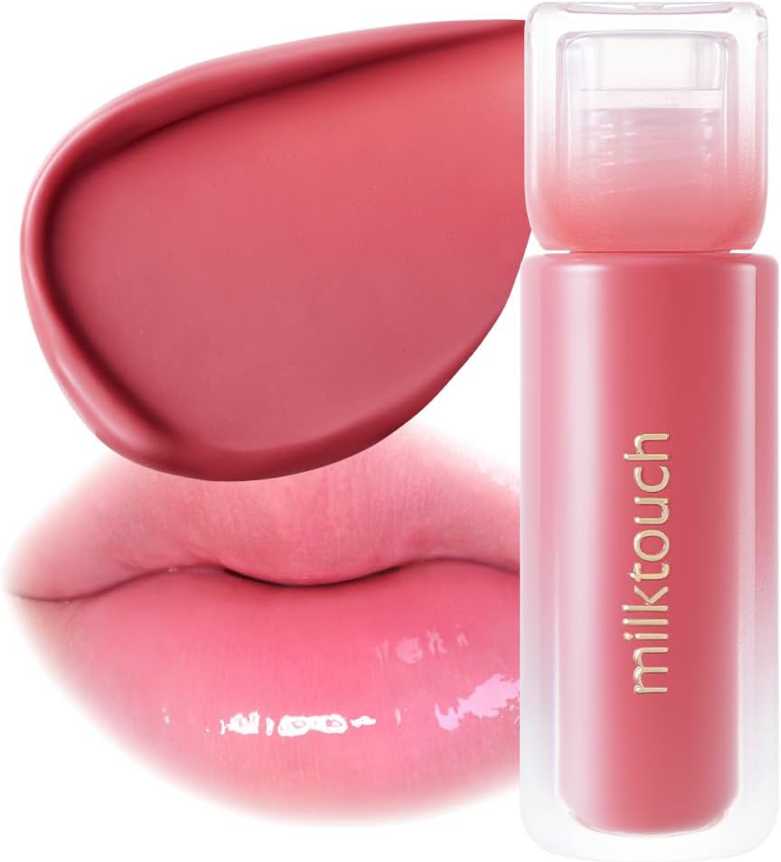 Milk Touch Milk Touch Deuteustin Sheer Lip Gloss 03 Peony Rain Korean Cosmetics High Moisturizing Gloss Gloss Lip Spring Makeup