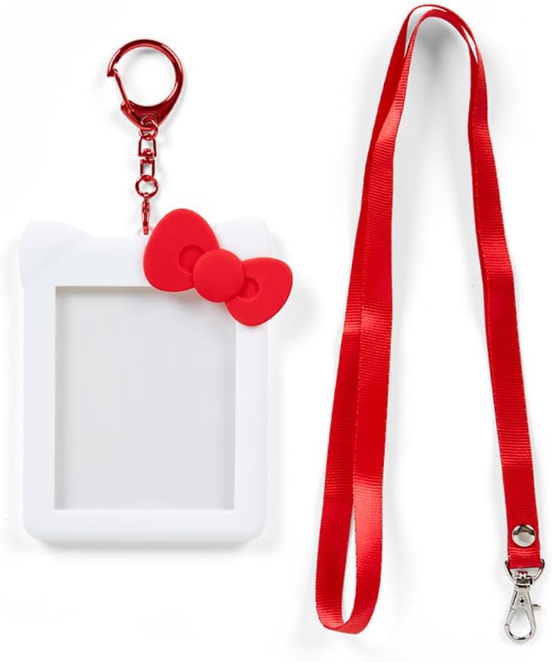 Sanrio 322431 Hello Kitty Kitty Hello Kitty Card Holder with Frame 4.3 x 3.5 x 0.3 inches (10.9 x 8.8 x 0.8 cm) Character